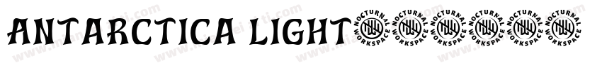 Antarctica Light字体转换